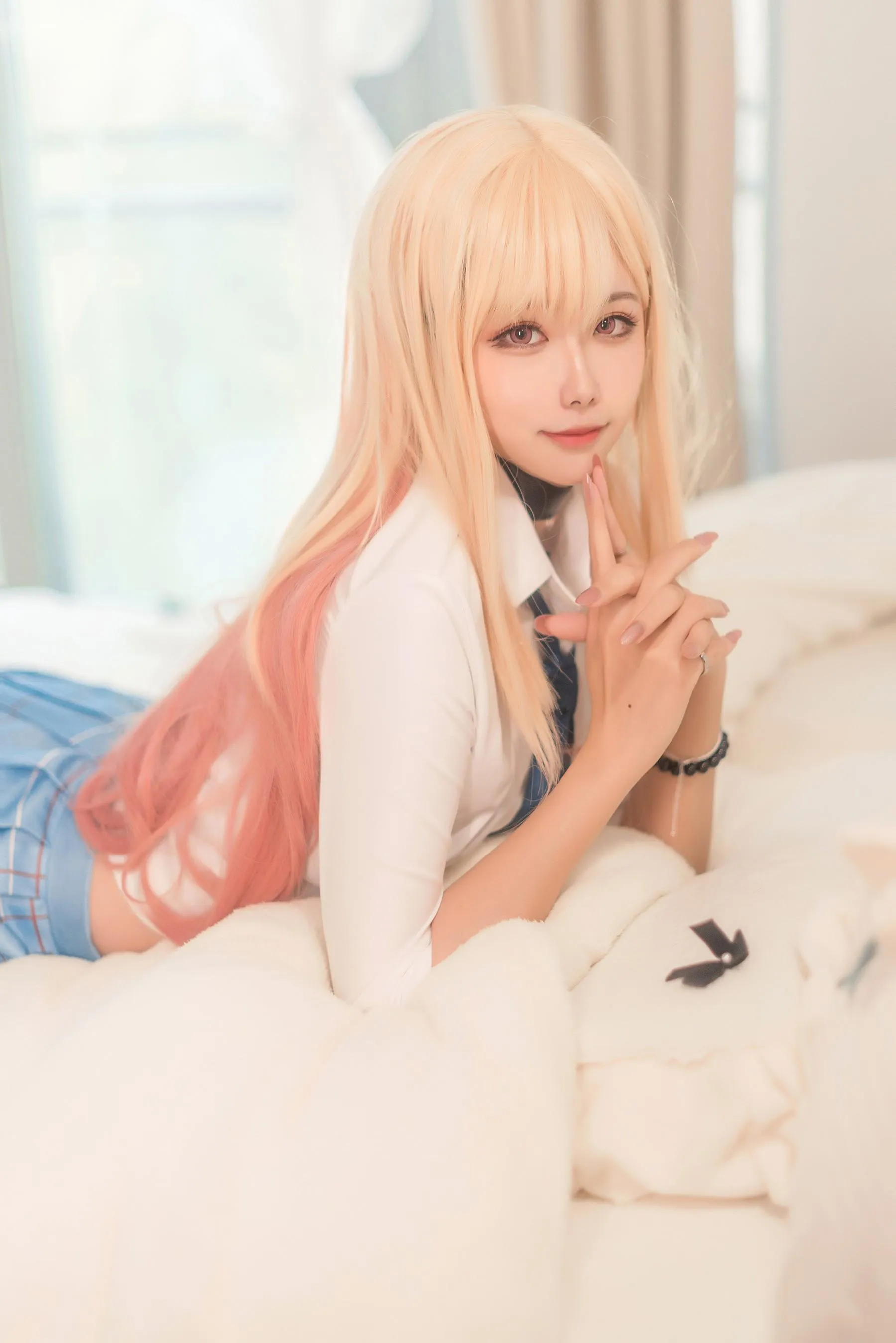 Momoko葵葵 – NO.34 喜多川海夢 黑江雫 [45P]插图9
